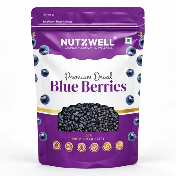 Nutzwell Premium Dried Blueberries – front of pack