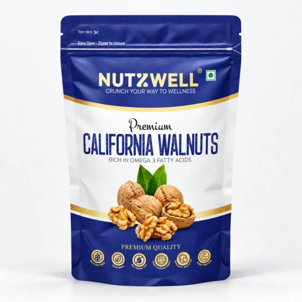 Nutzwell Premium California Walnuts – front of pack