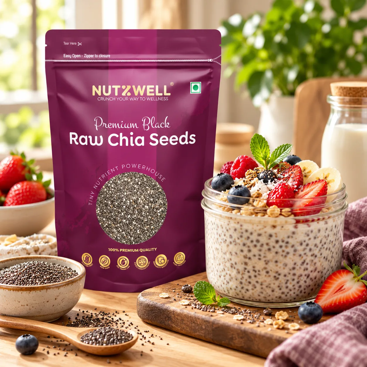 Nutzwell Premium Chia Seeds – lifestyle