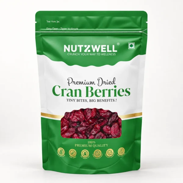 Nutzwell Premium Dried Cranberries – front of pack