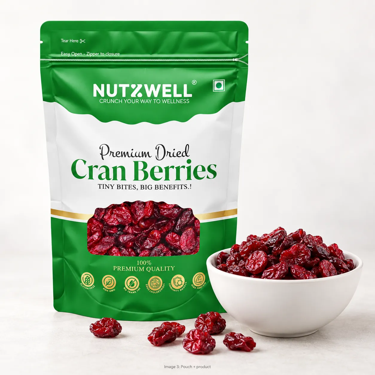 Nutzwell Premium Dried Cranberries – lifestyle