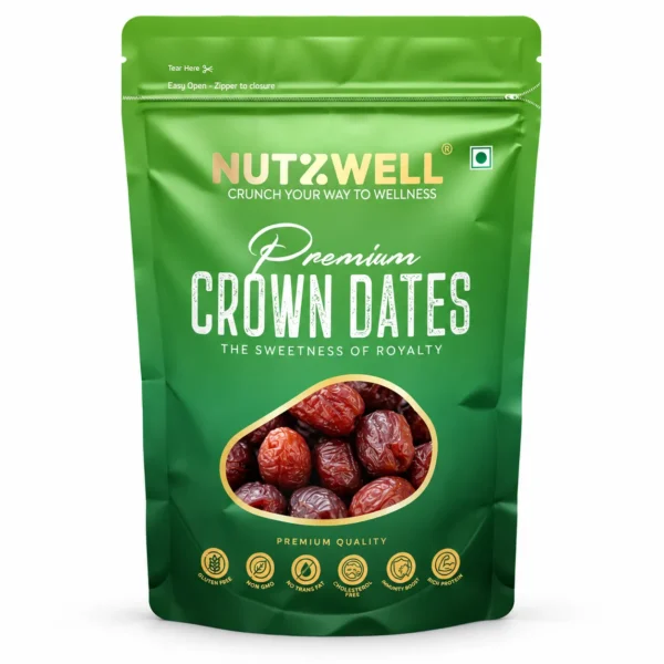 Nutzwell Premium Crown Dates – front of pack