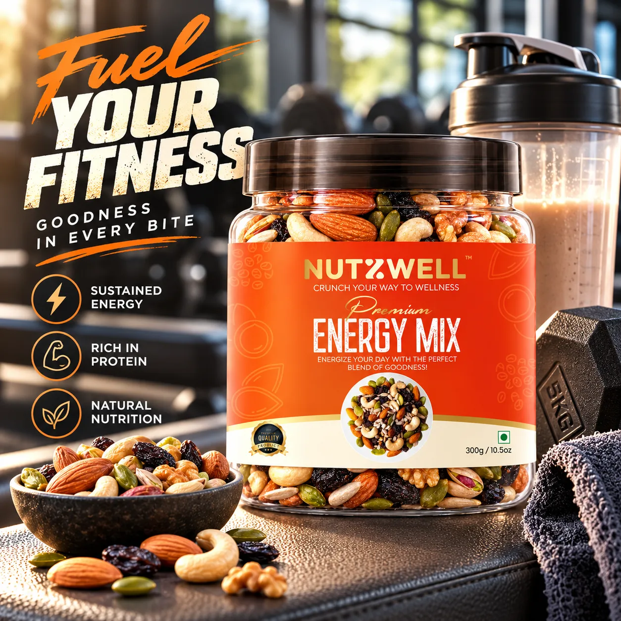 Nutzwell Premium Energy Mix – health benefits
