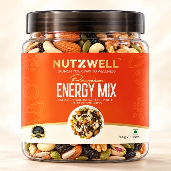 Nutzwell Premium Energy Mix – front of pack