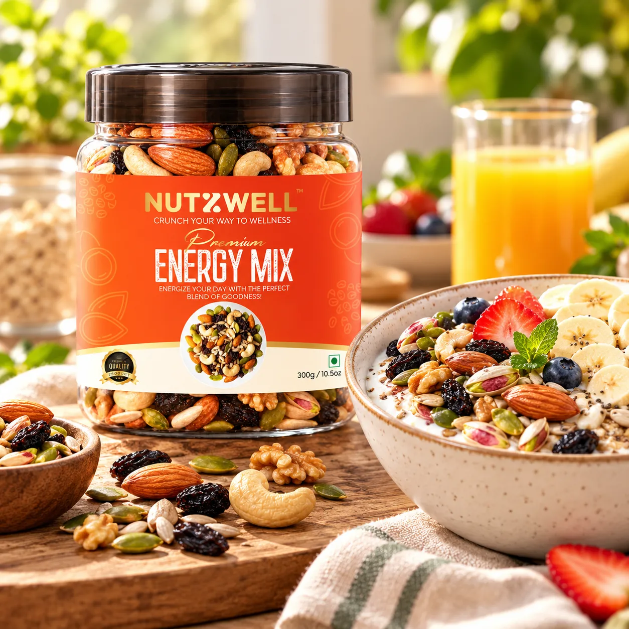 Nutzwell Premium Energy Mix – lifestyle