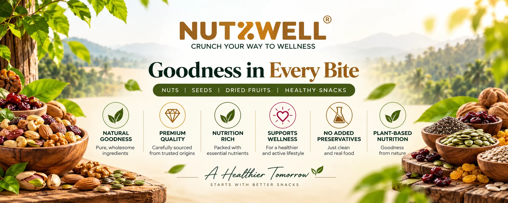Goodness in Every Bite – Nuts, Seeds, Dried Fruits
