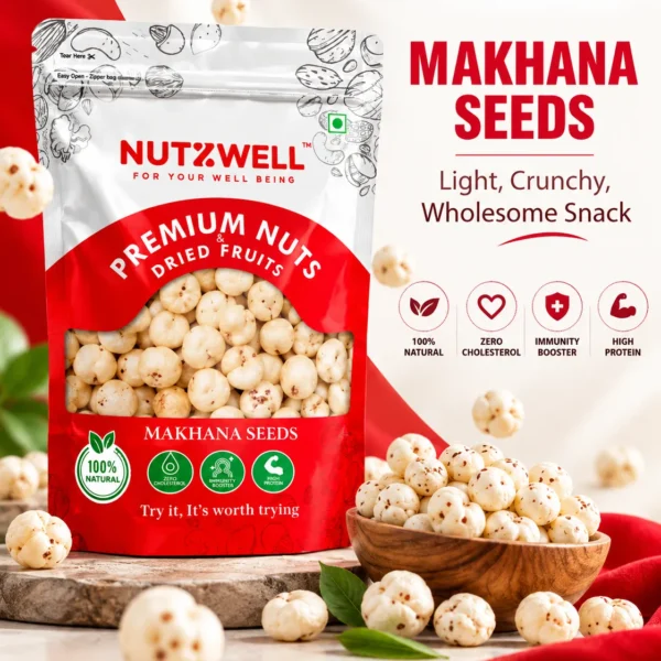Nutzwell Premium Makhana – front of pack