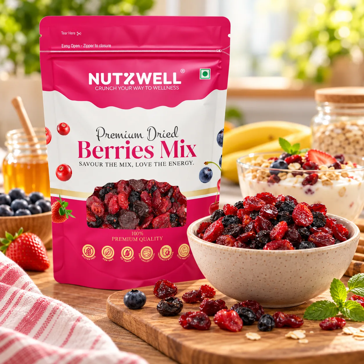 Nutzwell Premium Mixed Berries – lifestyle
